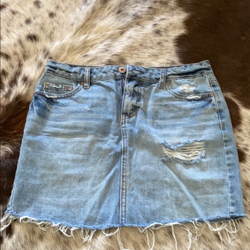 Denim skirt